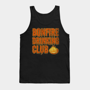 Halloween Bonfire Drinking Club Tank Top